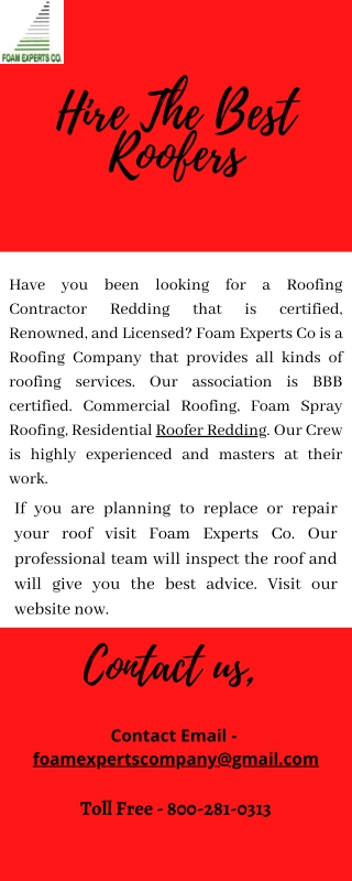 Hire The Best Roofers