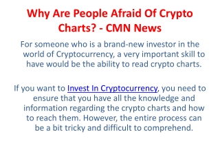 Why Are People Afraid Of Crypto Charts - CMN News