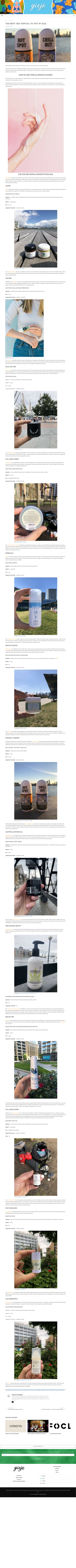 THE BEST CBD TOPICAL TO TRY IN 2022