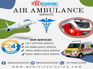 Book Medivic Air Ambulance Service in Ranchi at Sufficient Expense