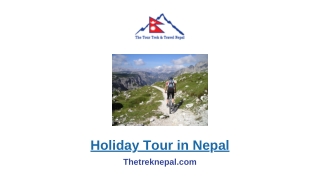Holiday Tour in Nepal