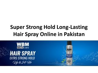 Super Strong Hold Long-Lasting Hair Spray Online in