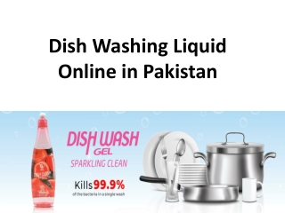 Dish Washing Liquid Online in Pakistan