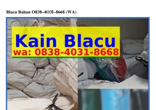 Blacu Bahan