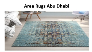 Area Rugs Abu Dhabi