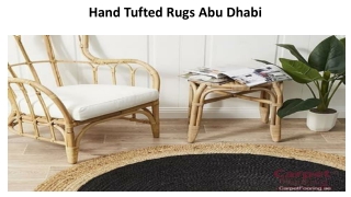 Hand Tufted Rugs Abu Dhabi