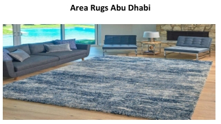 Area Rugs Abu Dhabi