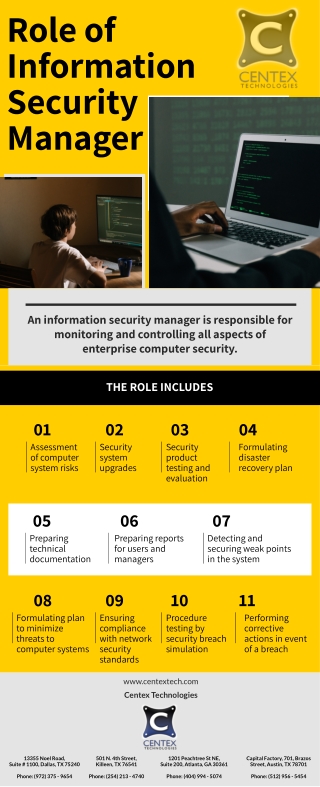 Role of Information Security Manager