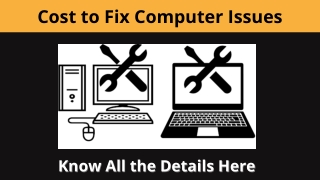 How Much Does It Cost to Have Someone Fix Your Computer