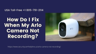 Arlo Camera Not Recording 1-8057912114 Arlo Base Station Offline -Fix Now