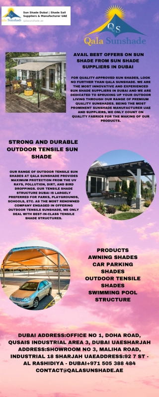 Sun Shade in Uae