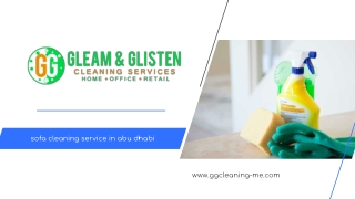 Sofa Cleaning Service in Abu Dhabi