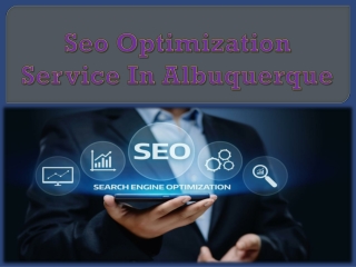 Seo Optimization Service In Albuquerque