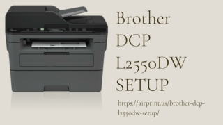 Fix BROTHER DCP L2550DW Setup For Mac And Windows - Airprint.us