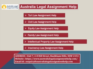 Law assignment help