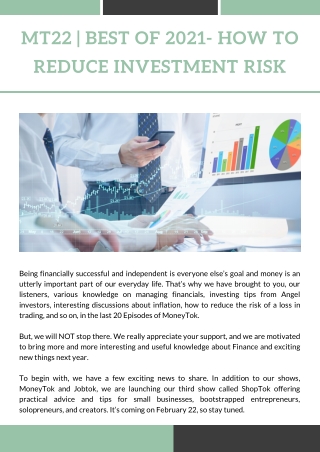 MT22  BEST OF 2021- HOW TO REDUCE INVESTMENT RISK