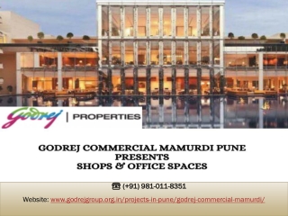 Godrej Commercial Mamurdi Pune