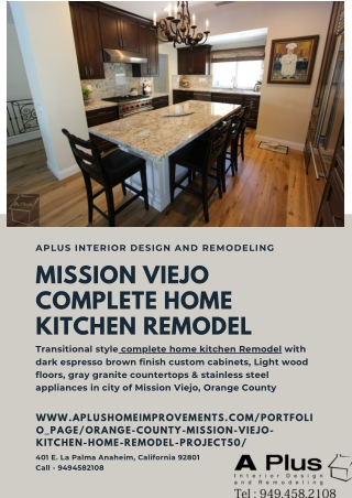 Mission Viejo Complete Home kitchen Remodel