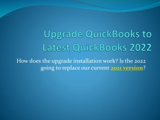 Latest QuickBooks Desktop Pro Plus 2022 Update