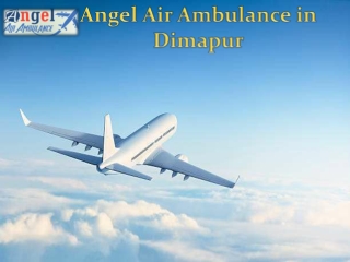 Obtain Angel Air Ambulance in Dimapur at 24*7 Hour