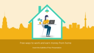 ways to earn and work from home