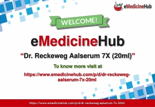 Dr. Reckeweg Aalserum 7X Online