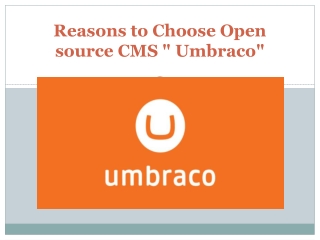 Reasons to Choose Open source CMS Umbraco (1)