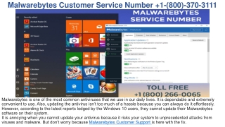 Malwarebytes Customer Support Number  +1(888) 324-5552