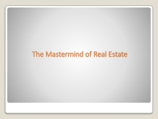 The Mastermind of Real Estate - Sean Tarpenning