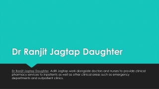 Dr Ranjit Jagtap Daughter - Director of Ram Mangal Heart Foundation