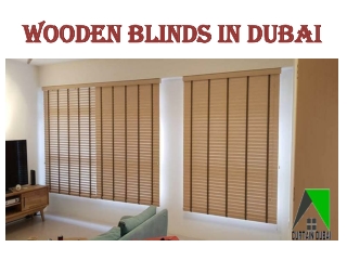 Wooden Blinds in Dubai