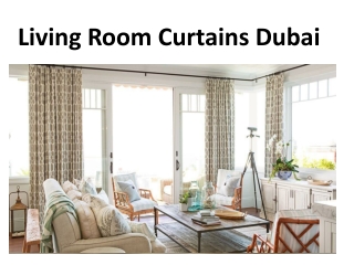 Living Room Curtains in Dubai