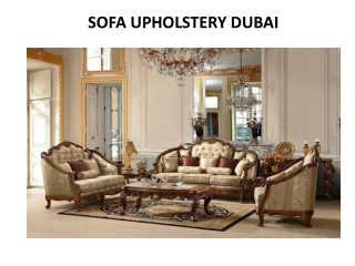 Sofa Upholstery in Abu Dhabi