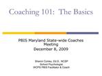 Coaching 101: The Basics