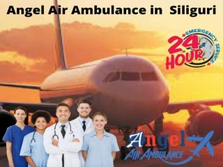 Get Angel Air Ambulance in Siliguri with Hi-tech Medical Services