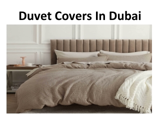 Duvet Covers in Dubai