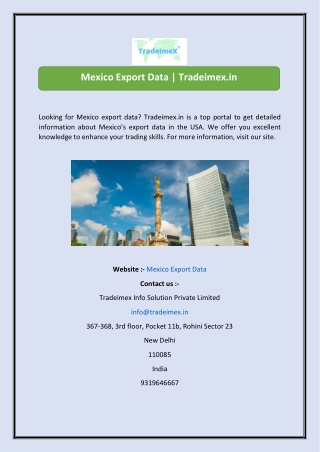 Mexico Export Data  Tradeimex.in-converted