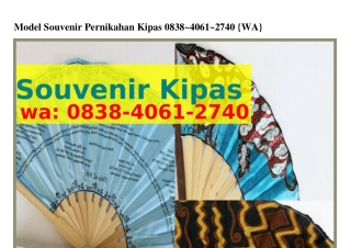 Model Souvenir Pernikahan Kipas