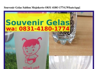Souvenir Gelas Sablon Mojokerto 08З1_Ꮞ180_1ᜪᜪᏎ[WA]