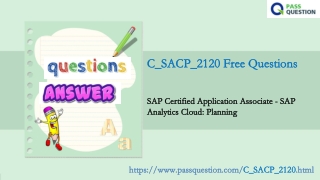 SAP Analytics Cloud Planning C_SACP_2120 Practice Test Questions