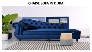 CHAISE SOFA IN DUBAI