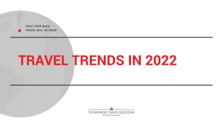 Hottest travel trends to watch out for in 2022
