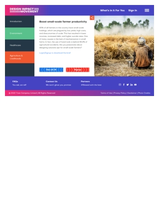 Boost small-scale farmer productivity