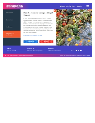 Make food loss and wastage a thing of the past