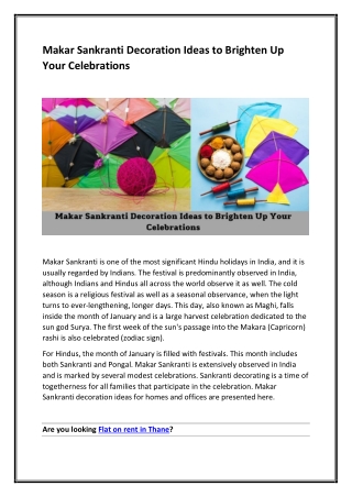 Makar Sankranti Decoration Ideas to Brighten Up Your Celebrations-converted