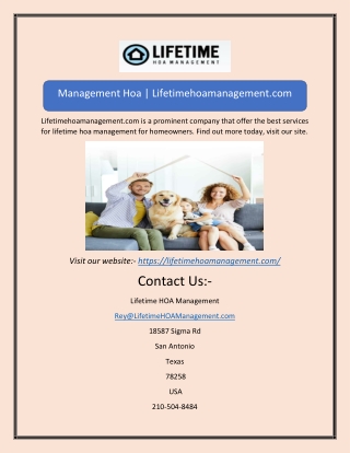 management hoa Management Hoa | Lifetimehoamanagement.com