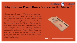 Why Custom Pencil Boxes Success in the Market