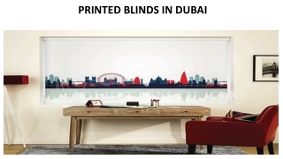 PRINTED BLINDS IN DUBAI
