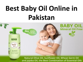 Best Baby Oil Online in Pakistan