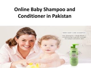 Online Baby Shampoo and Conditioner in Pakistan